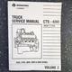 International Truck Service Manual CTS-4260 Engine (7.3 Liter) OEM Manual Vol 2