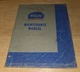 1950 White Motor Company Model WC 2462plt Maintenance Manual Truck Repair Book