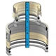 YX01V00005R300 Bucket Cylinder Seal Kit Fits Kobelco SK115SR SK135SR SK235SR