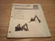 New Holland Operator's Manual Models B-104 B-124 BH-114 BH-124 Backhoe