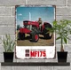 MASSEY-FERGUSON MF175 TRACTOR Farm Man Cave Metal Sign 9x12" 60658