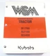 Original Kubota B1700 B2100 B2400 Utility Tractor Service Workshop Repair Manual