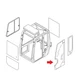 Door Glass fits Takeuchi TB285 TB290 TB290-2 TB295W Excavator 0568660330