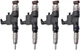 4X Fuel Injector for Bobcat 7261663 Doosan D34 3.4 400903-0043E Delphi 28347042
