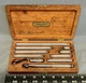 Vintage Lufkin Rule Co 1 1/2 to 12" Inside Micrometer Set in Case, No 680B, USA