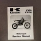 Kawasaki Service Manual KX80/KX100 1991-1997 99924-1144-04