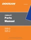 Daewoo Doosan D20-2 D25-2 Forklift Parts Catalog Manual