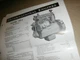 1941 IH International UD-6  Power Unit Performance Chart Specification Paper
