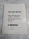 FLAT RATE MANUAL ~ HESSTON Hay Products 1070 1071 1090 1085 1095 6450 6655 6665