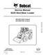 Bobcat S220 Skid Steer Loader Service Shop Repair Manual 6904154