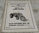Allis Chalmers TM-286 Model 10 Farm Loader Manual