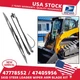 Wiper Arm Blade Kit 47778552 47405956 For CASE SV300 SR210 SR130 TV380 TR270