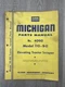 CLARK MICHIGAN 110-9-II Elevating Tractor Scraper Parts Manual No. 4060
