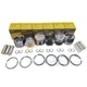 6PCS S6E S6E2 S6E2T Piston Kit & Ring For Mitsubishi Engine MG100 MG150 Grader
