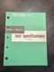 1964-1966 Delco Remy Test Specifications DR-324S-2 General Motors Catalog Manual