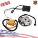 Ignition Coil Flywheel Rotor Stator CDI Kit For 1974-1986 Kawasaki KX125 KX250