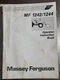 Massey Ferguson 1242/1244 Operator's Manual Part # 1449703M2