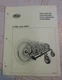 Vicon H1050 H 1050 series 47005 rake Parts List Catalog Manual Original