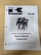 Kawasaki FE120 4-Stroke Air-Cooled Gas Engine Service Manual SUPPLEMENT