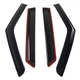 4Pcs Window Rain Visor Vent for Hyundai Venue 20-24 Outside Mount Acrylic