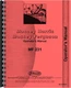 Massey Ferguson 231 Tractor Operators Manual (1989-1999) MH-O-MF231