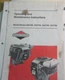 Briggs & Stratton Operating and Maintenance Instructions 400700, 402700, 404700