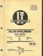 ALLIS-CHALMERS SHOP MANUAL FOR MODELS: B, C, CA, G, RC, WC, WD, WD 45, WD 45 DIE