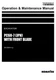 Komatsu PC60-7 JPN With FRONT BLADE Excavator Operators Manual SN 58001-up