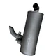 MUFFLER WITH U BOLT ,CLAMP FITS HITACHI EX200-2 EX200LC-2  EX200-3 ENGINE 6BD1 