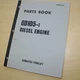 KOMATSU 6D105-1 Diesel Engine Parts Manual FD60H FD70H FD80H-6 Forklift Truck