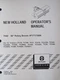 New Holland Operator's Manual for 60" Rotary Broom 704D 87300413 10/03