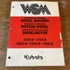 Kubota Z400B Z430B D600B D640B V800B Diesel Engine Shop Service Repair Manual