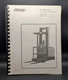 CROWN SP 3000 TL TT SERIES SERVICE & PARTS MANUAL FORKLIFT