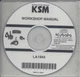 Kubota KSM LA1944 Tractor Front Loader Workshop Manual CD
