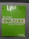 Factory Service Manual For 04-06 Suzuki RM-Z250 99500-42182-01E