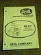 Gehl FB 87 "Hi-Throw" Hopper Blower Owner's Manual Form No. 610306