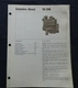 1966 GENUINE CUMMINS "V6 200 DIESEL ENGINE" SPECIFICATION BROCHURE