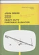 John Deere 350 Heavy-Duty Portable Elevator Operator's Manual OM-C19591