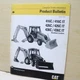 CAT 416c 426c 436c Backhoe Loader Product Bulletin Sales Brochure Manual guide