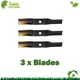 3X Hi-Lift Blade Fit For Murray 46" 46400x5A 46401x30A 46401x6A 46403x30A 46568A