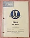 Ford Fordson Dexta Tractor 1960 I&T shop repair manual no FO-15