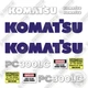 Komatsu PC300LC-5K Decal Kit Excavator- Aftermarket Kit