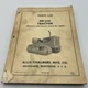 Original Allis-Chalmers Parts List HD 21A Tractor