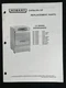 Hobart LX Series Dishwasher Parts Replacement Catalog LX18 LX30 LX40 LXG Manual