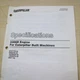 CATERPILLAR 3306B Diesel Engine Specification Service Manual shop cat book guide