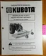 Kubota 3561 3571 Rear Mount Mower B8200 L235 L275 L295 L305 L345 L355SS Manual