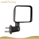 For 2007-2017 Jeep Wrangler Passenger Side Mirror Manual Adjustment Manual Fold