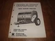 Koehring Brady Model MS141 Manure Spreader Operators Manual Parts Catalog