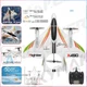 RC Airplane 2.4G 3D 6G 6CH Fixed Wing LED Vertical Aircraft RTF Planes
