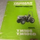 Yanmar YM186 YM186D Diesel Tractor Parts Catalog